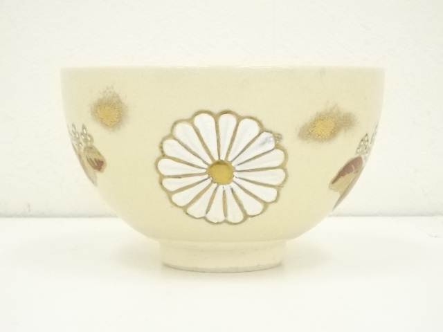 道具 ] - 道具 加藤昌山造 色絵菊桐茶碗（箱付） | ネットショップ圭